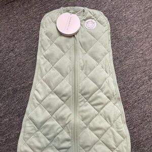 Dreamland baby Quilted weighed Green Baby Sleep Sack Swaddle